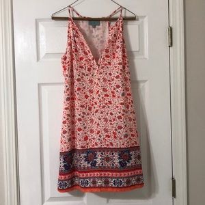 Floral Colorful Shift Dress
